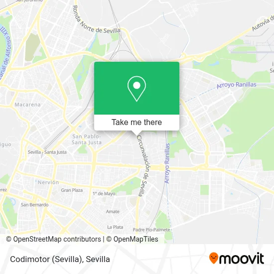 Codimotor (Sevilla) map