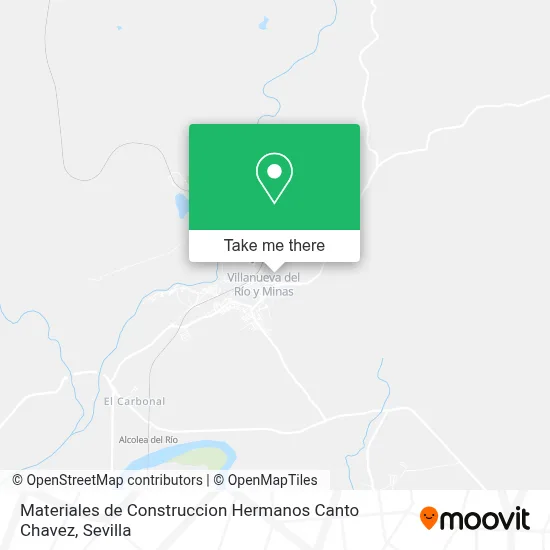 Materiales de Construccion Hermanos Canto Chavez map