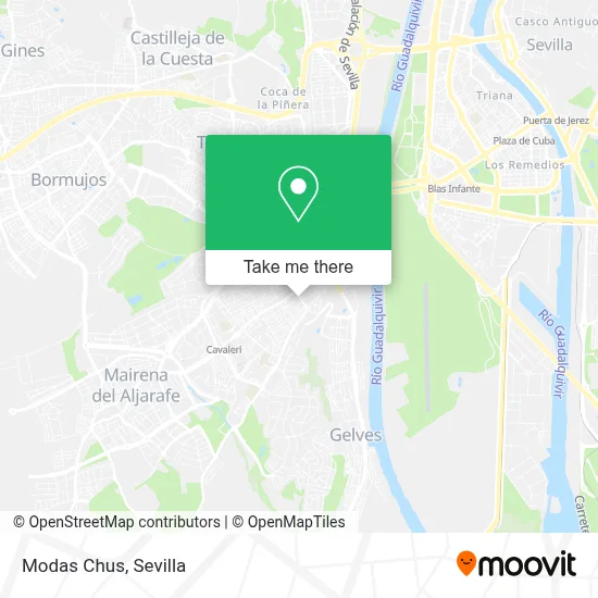 Modas Chus map