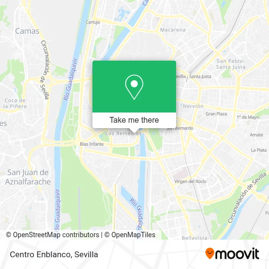 Centro Enblanco map
