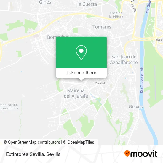 Extintores Sevilla map