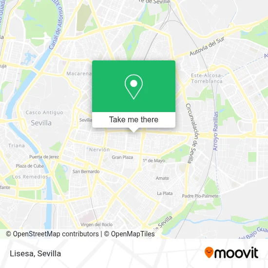 Lisesa map