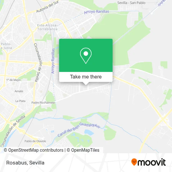 Rosabus map