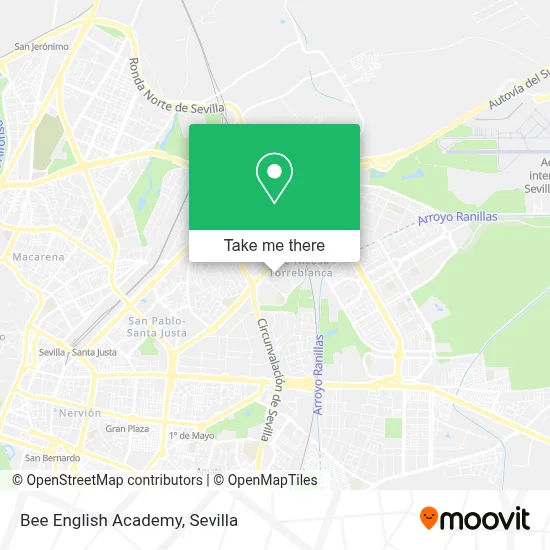Bee English Academy map