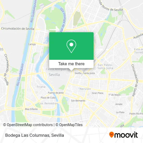 Bodega Las Columnas map