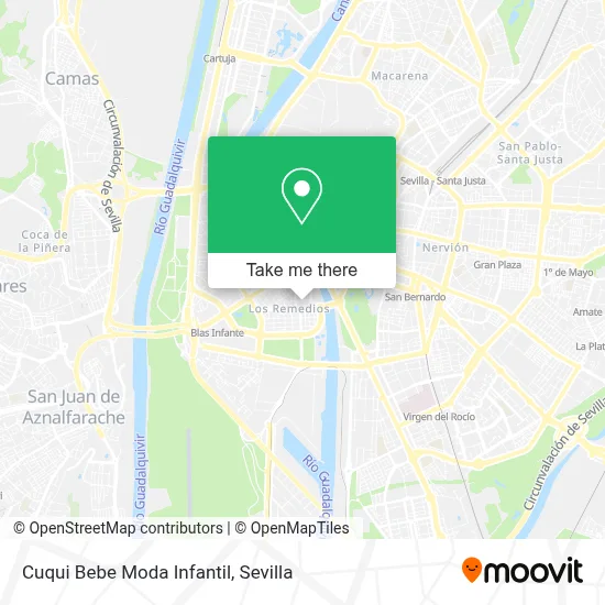 Cuqui Bebe Moda Infantil map
