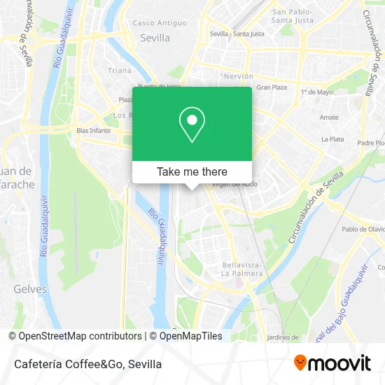 Cafetería Coffee&Go map