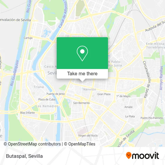 Butaspal map