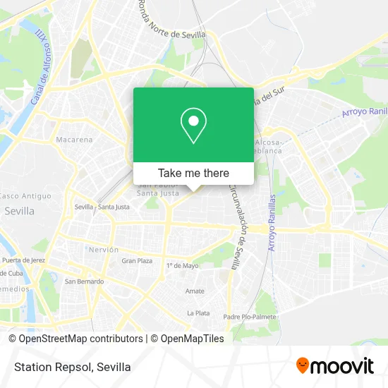 Station Repsol map