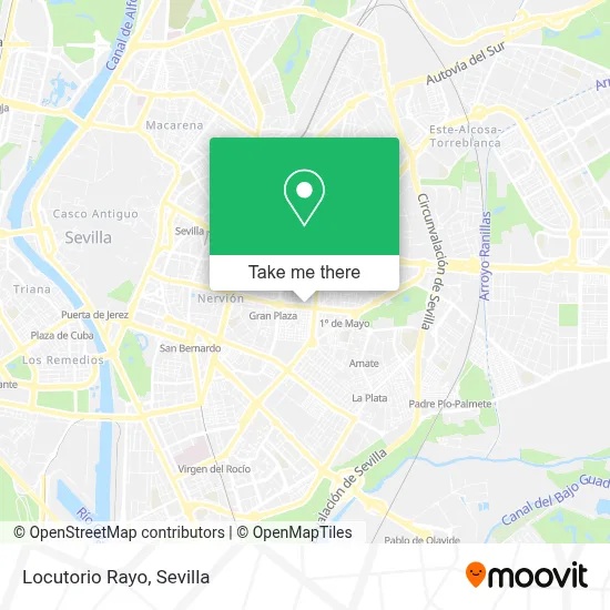 Locutorio Rayo map
