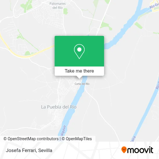 Josefa Ferrari map