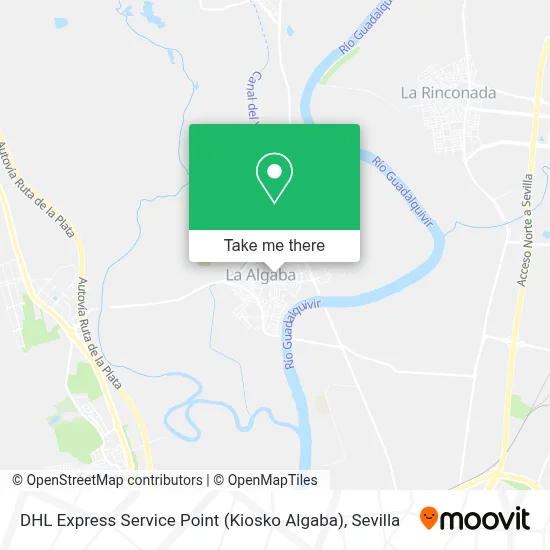 DHL Express Service Point (Kiosko Algaba) map