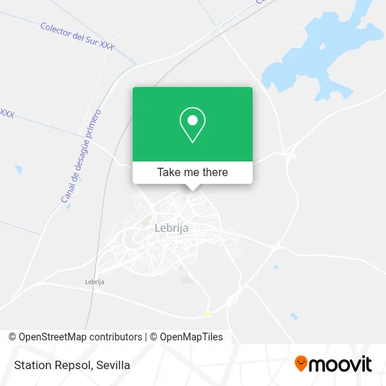 Station Repsol map