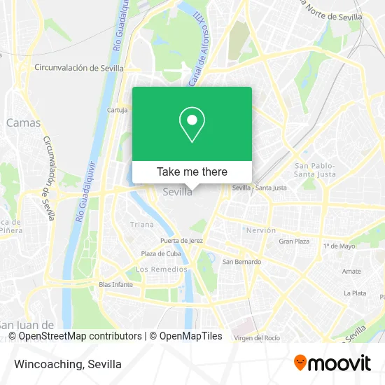 Wincoaching map