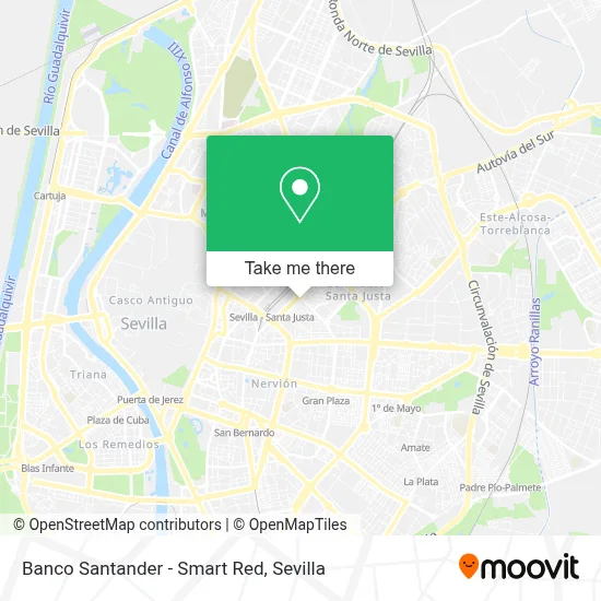 Banco Santander - Smart Red map