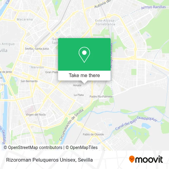 Rizoroman Peluqueros Unisex map