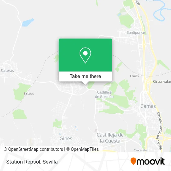 Station Repsol map