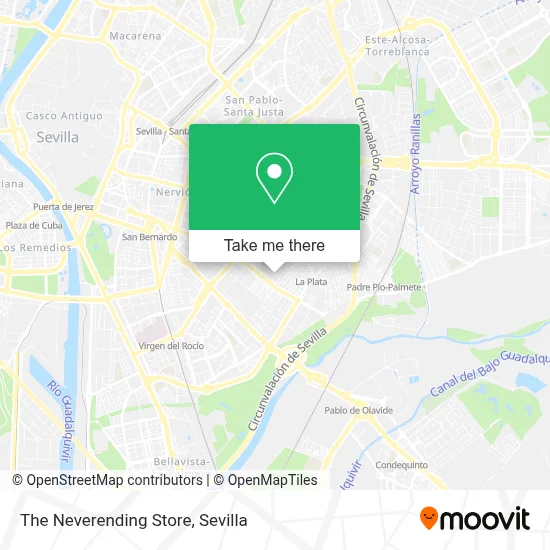 The Neverending Store map