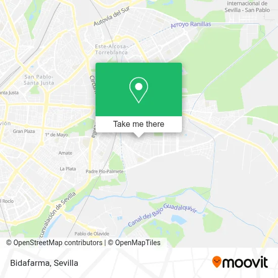 Bidafarma map