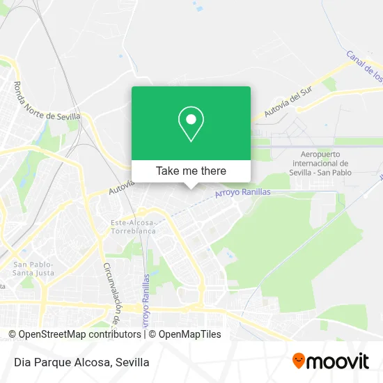 Dia Parque Alcosa map
