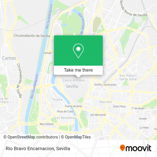 Rio Bravo Encarnacion map