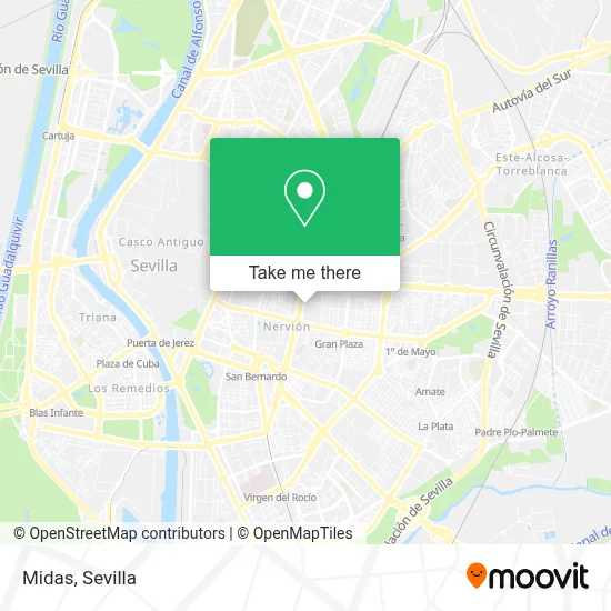 Midas map