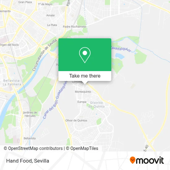 Hand Food map