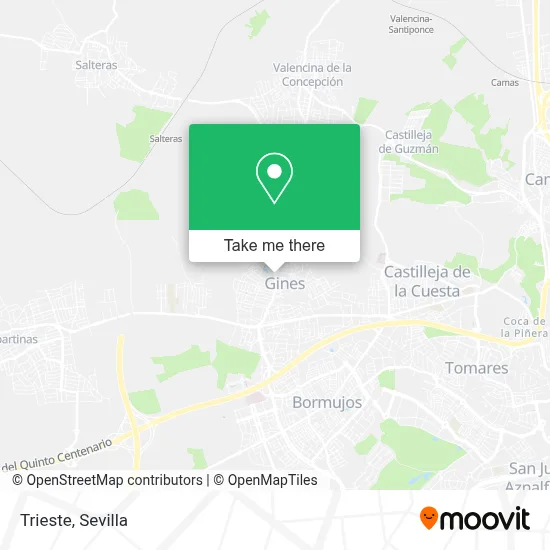 Trieste map