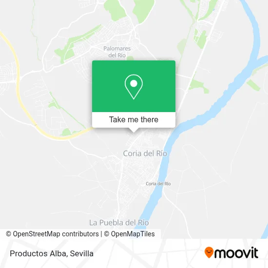 Productos Alba map