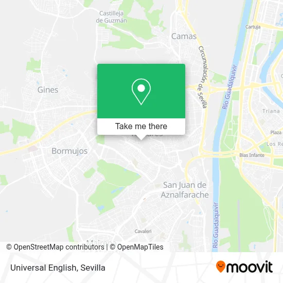 Universal English map