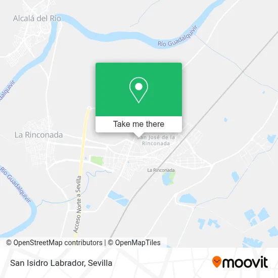 San Isidro Labrador map