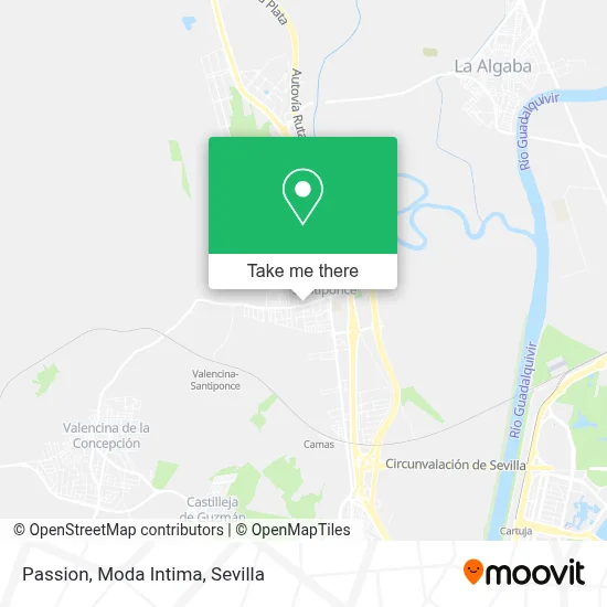 Passion,  Moda Intima map