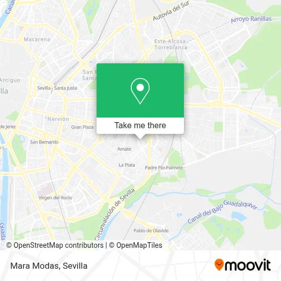 Mara Modas map