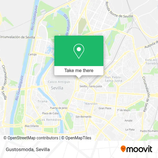 Gustosmoda map