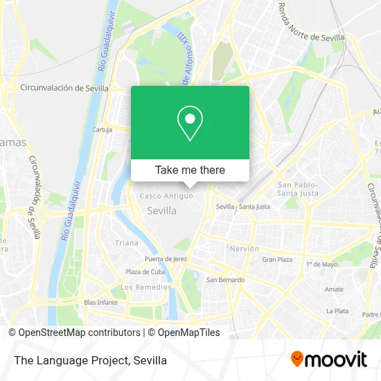 The Language Project map