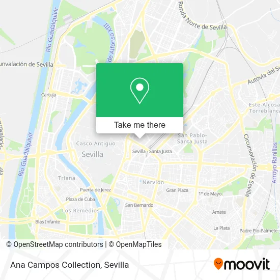 Ana Campos Collection map