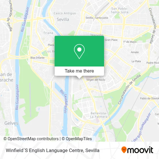 Winfield´S English Language Centre map