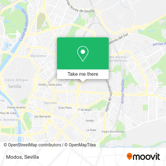 Modos map