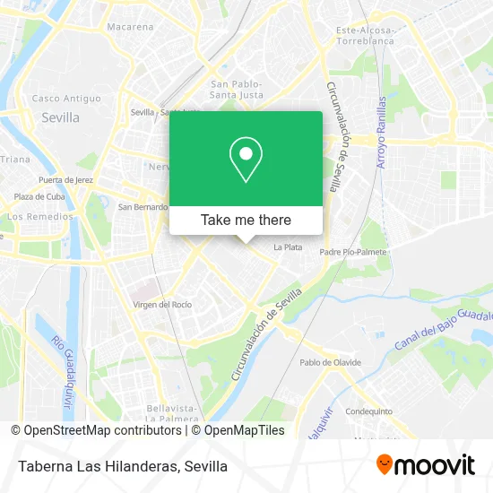 Taberna Las Hilanderas map