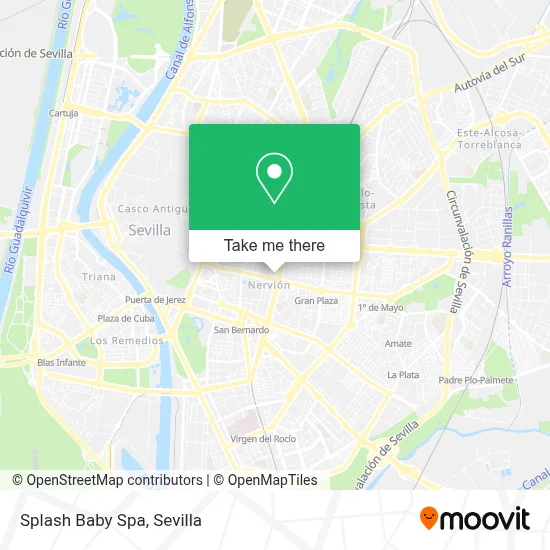 Splash Baby Spa map
