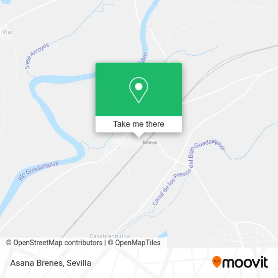 Asana Brenes map