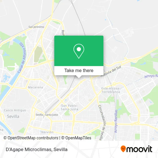 D'Agape Microclimas map