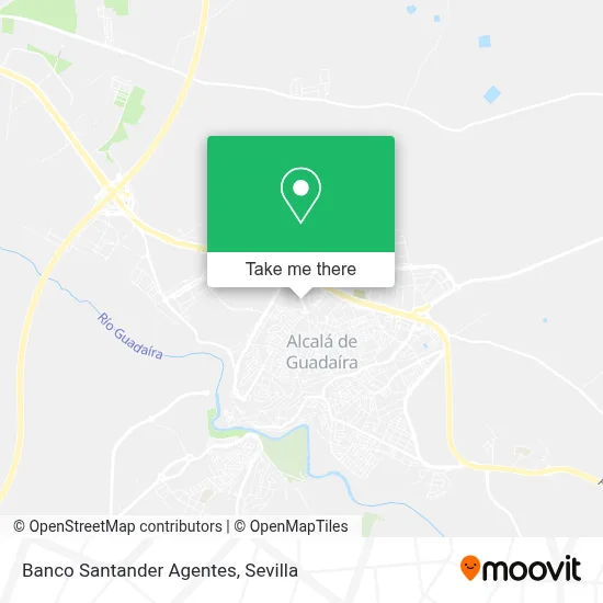 Banco Santander Agentes map