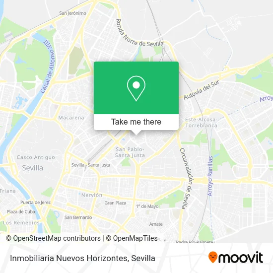 Inmobiliaria Nuevos Horizontes map