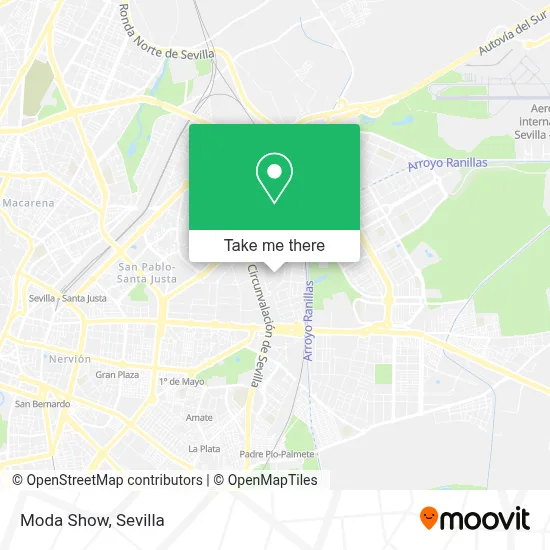 Moda Show map