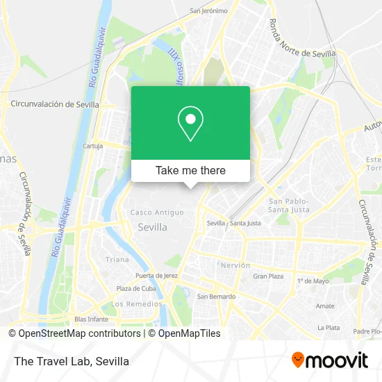 The Travel Lab map