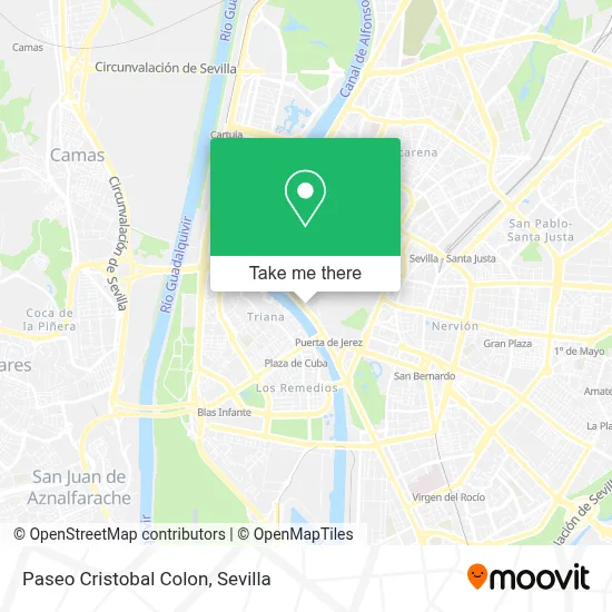 Paseo Cristobal Colon map