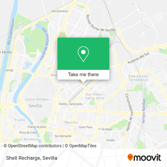 Shell Recharge map