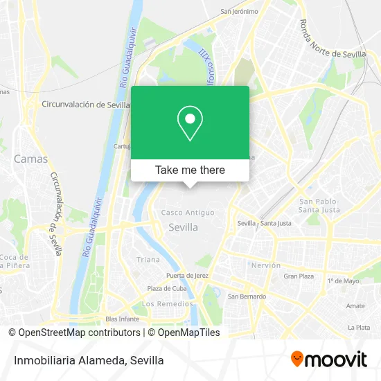 Inmobiliaria Alameda map
