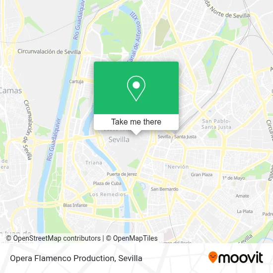 Opera Flamenco Production map